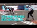 Tight slalom close finish Judi v Suzuka World Skate Games Argentina