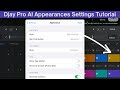 Djay Pro AI Appearances Settings Tutorial