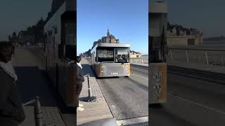 Shuttle Bus at Mont Saint Michel