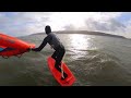 sessions with locusport wingfoil downwind