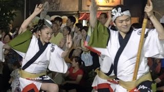 流し踊り「華純連」第38回小金井阿波おどり大会（2016.7.23）