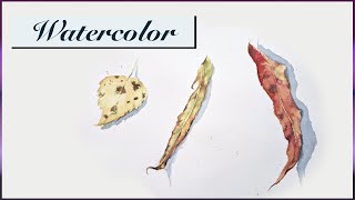 How to paint wonderful colorful AUTUMN leaves!🍁