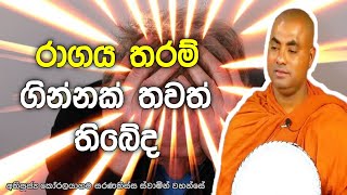 රාගය තරම් ගින්නක් තවත් තිබේද | koralayagama saranathissa thero | dharma pradeepaya