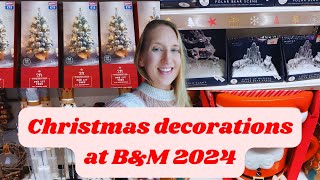 Christmas Trees. decorations and more at B&M in 2024