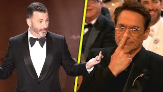 Watch Jimmy Kimmel ROAST Robert Downey Jr. in Oscars Monologue
