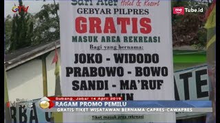 Asyik! Nikmati Promo Pemilu untuk Joko, Widodo, Prabowo, Bowo, Sandi, & Ma'ruf Amin - BIP 15/04