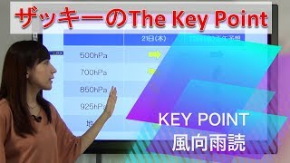 風向雨読（解説・尾崎里奈）【ザッキーのThe Key Point(15)Team SABOTEN 気象専門STREAM.(340)】