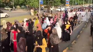 Afghanistani Refugees in Pakistan protest long wait for resettlement…!