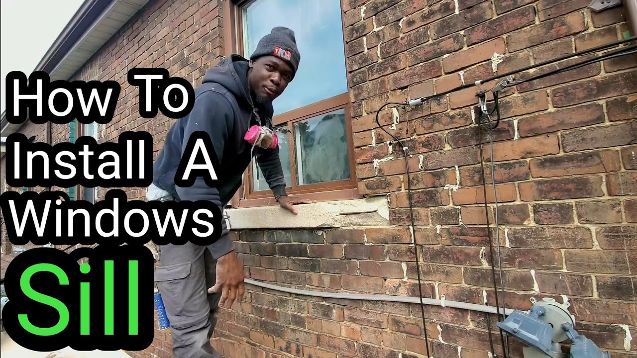 How To Replace A Damaged Windows Sill DIY , - YouTube