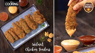 Walnut Chicken Tenders: The Best Recipe You'll Ever Try | Crispy Chicken Fingers | Chicken Strips