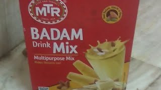 MTR badam mix powder review ||badam milk||Instant badam palu ||badam mix milk ||Multipurpose  powder