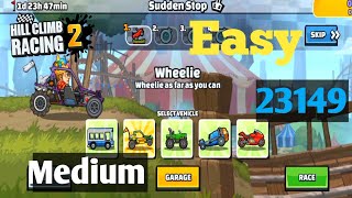 Hcr2 new Team event SUDDEN STOP |Hill climb racing2 - 23149 points in SUDDEN STOP team event