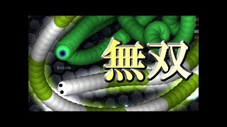 【ミミズゲーム】10万点で１位！スリザリオ動画【Slither.io】