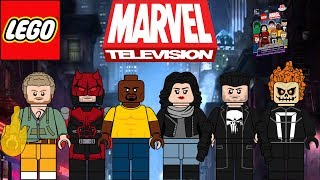 Lego Marvel TV Shows moc Minifigure Series!!! (Defenders, The Gifted \u0026 more)