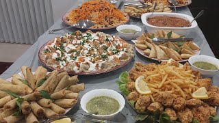 afghan party food/ غذای مهمانی افغانی 🥗🍲