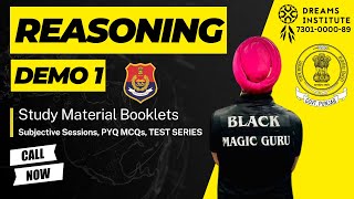 18 Dec || Demo 1 || Reasoning Basic || By Jasdeep Sir || Competitive Batch || Dreams Institute