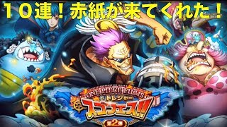 トレジャースゴフェス10連！[トレジャークルーズ、トレクル、ワンピース、ONE PIECE]