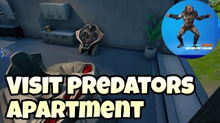 Fortnite Visit Predator's apartment in Hunter's Haven as Predator | Jungle Hunter Quests