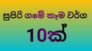 සුපිරි ගමේ කෑම වර්ග 10ක් | ගමේ කෑම