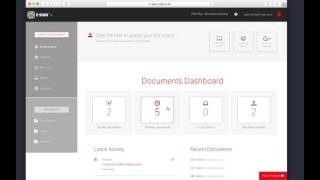 Electronic signature dashboard tutorial