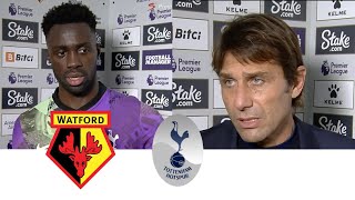 Antonio Conte Post match interview and Sanchez goal reaction  Watford vs Tottenham 0-1