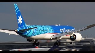 ✈✈最新鋭機で就航 全日空 (ANA) Boeing 787-10 JA901A エア・タヒチ・ヌイ  (Air Tahiti Nui) Boeing 787-9  F-OVAA成田空港