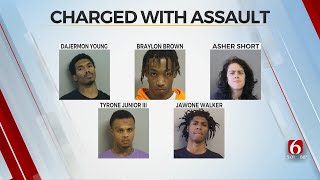 5 Tulsa County Inmates Charged With Assault, Accused Of Beating Man Unconscious