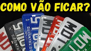 VEJA TODAS AS PLACAS MERCOSUL. VOCÊ JÁ VIU ALGUMA?