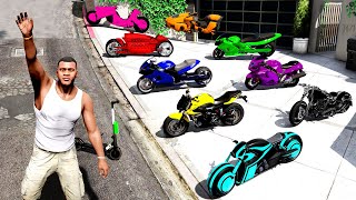 Collecting BILLIONAIRE SUPER BIKES in GTA 5!