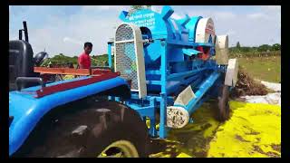 Rainforce panjab's thresher p-825 tractor 32hp soyabean processing 2022 सोयाबीन मळणी यंत्र २०२२