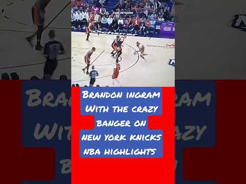 BRANDON INGRAM WOW DUNK DUNKS ON NEW YORK KNICKS VS NEW ORLEANS ...