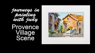 Provence Village Scene