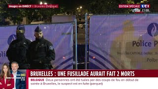 🔴 Bruxelles : une fusillade fait deux morts