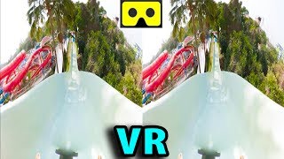 VR VIDEOS Split Screen SBS WATERSLIDE VR Box Gear Oculus Rift Google Cardboard Virtual Reality video