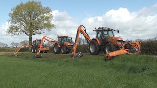 KUHN PRO-LONGER GII - Hedge and Grass Cutters (In action)