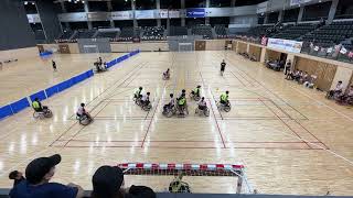 20231105 文部科学大臣杯第21回日本車椅子ハンドボール競技大会  vs Acro 前半