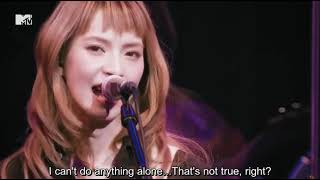 SCANDAL - Kimi to Yoru to Namida (LIVE - English Subtitles)