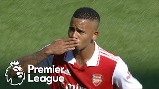 Gabriel Jesus scores first Arsenal goal v. Leicester City | Premier League | NBC Sports
