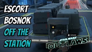 Escort Bosnok off the Station - False Flag Quest | Star Wars Outlaws