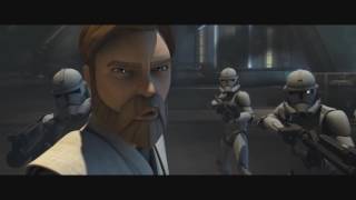 The Clone Wars  - General Grevious Attacks Obi Wan's Fleet