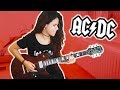 AC/DC - "Back in Black" Solos Guitar Cover | Noelle dos Anjos