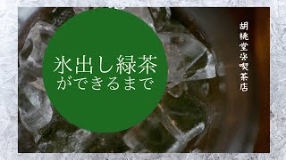 【胡桃堂の日常】氷出し緑茶ができるまで