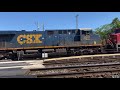 metra 81 meets a cp train with 4 engines