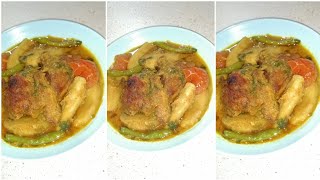 #Kachu with chiken curry recipe/ Village traditional