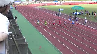 せいや100m準決勝 第67回通信陸上競技大会東京都大会 20210717