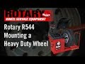 Rotary R544 Mounting Heavy Duty Wheel Service