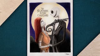 How I made this illustration | THE NIGHTMARE BEFORE CHRISTMAS #halloween2023 #jackskellington