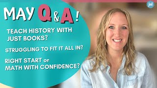 HOMESCHOOL MOM Q&A | Struggling to fit it all in? How to teach history without a textbook?
