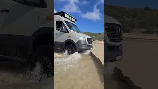 Sand + Sea = the place to be 🚙🏖️  #australianmade #roofrack #vanlife #beach