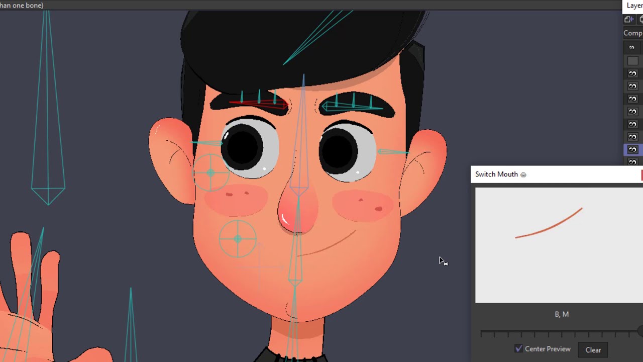 Moho Rigging And Animation Youtube